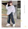 Jungen Samtjeans mit weitem Bein - Trendige lockere Passform für Herbst/Winter 2025