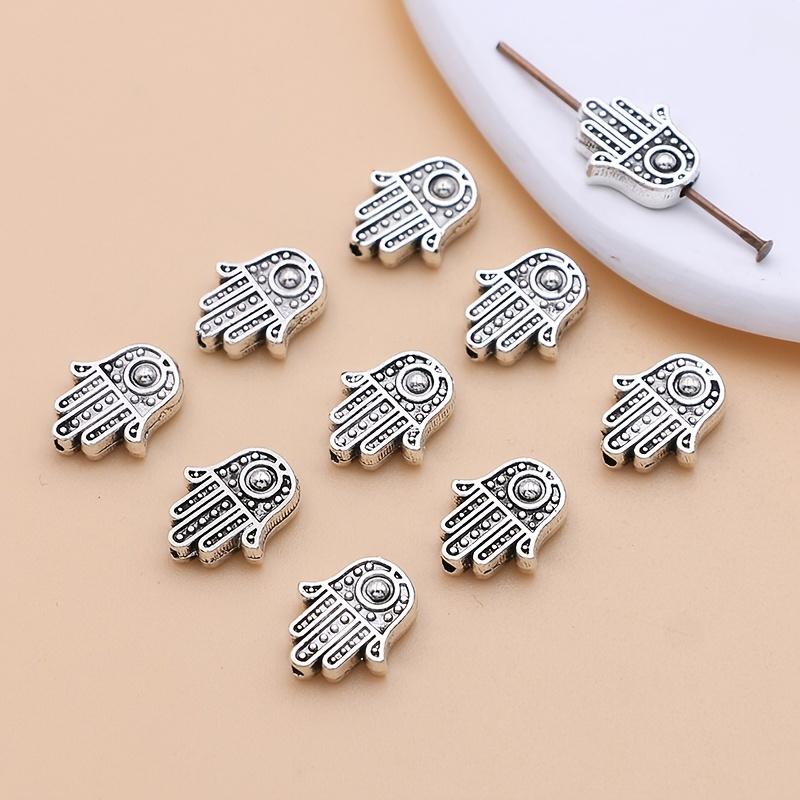 20 pieces of Fatima hand shaped loose beads and bead combinations, suitable for DIY jewelry accessories for handmade necklaces a