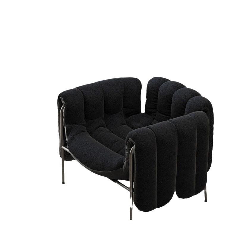 WEZHO French Style Minimalist Puff Armchair