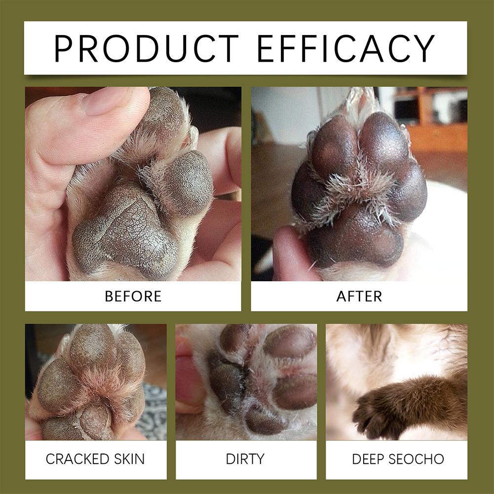 30G Natural Dog Paw Balm Dog Protections For Hot Pavement Dog Wax For Dry Paws & Nose Moisturizer For Cracked Paw Pet Skin Care