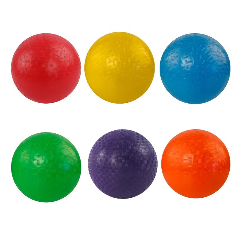 Easy to Inflate Rubber Kickball Bouncy Playground Ball for Kids Backyard School Holiday Family Fun Games