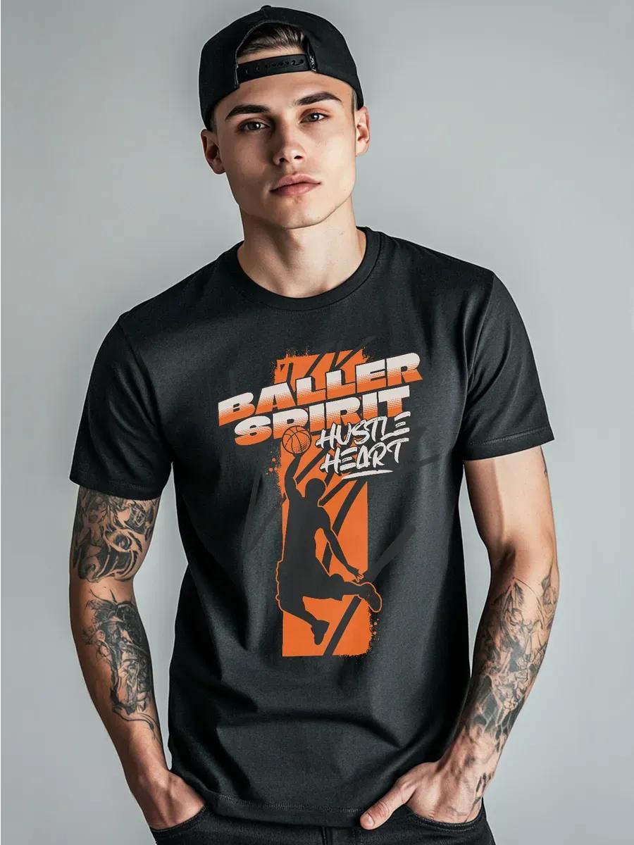 Печатная футболка 2XL