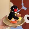 Genuine Penguin Family Bag Charm - Autumn/Winter Series Plush Toy Keychain