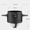 Portable Collapsible Coffee Filter Stainless Steel Drip Coffee Tea Holder Funnel Basket Reusable Tea Pot Holder Coffee Dripper