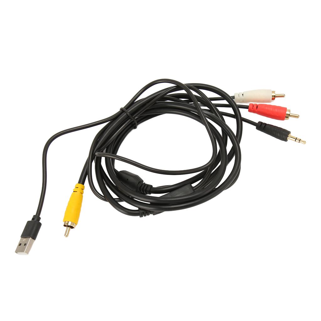 Digital Fiber Optical To Analog 2RCA 3.5mm Jack Stereo Audio Cable for TV DVD Network Set Top Box