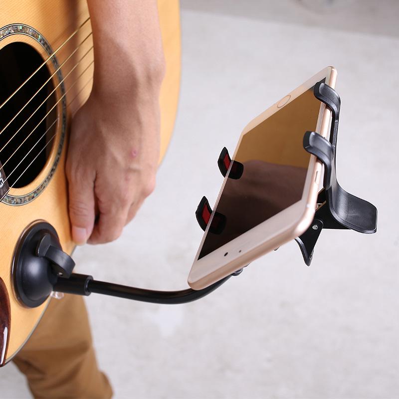 360° drehbarer Saugnapf-Handyhalter für Gitarre