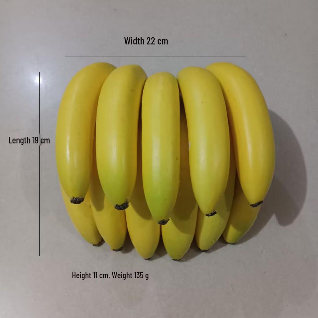 Frutta e Verdura Artificiali - Uva, Banana, Mela per Decorazione Ristorante e Materiale Didattico.