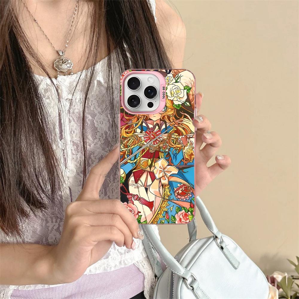 The Rose Of Versailles Phone Case For iPhone 16 15 14 13 12 11 Pro Max X XR XSMAX 8 7 Plus Matte Shockproof Back Cover