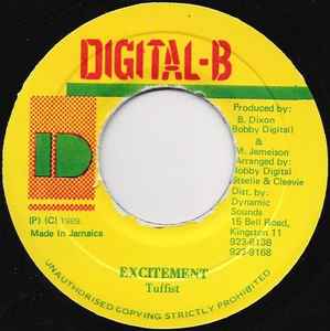 

7inch Record TUFFEST - Excitement NONE Digital-B 1989 Jamaica Reggae, Ska & Dub Used