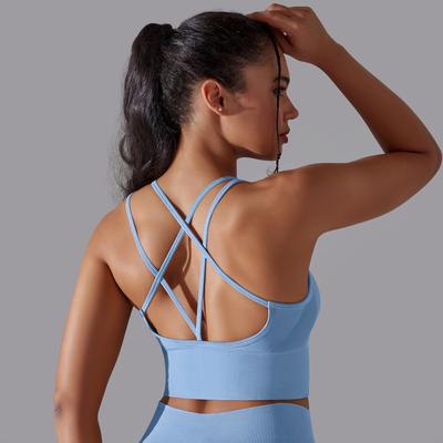 Back Cross Yoga BH Damen Fitness Sport BH Sexy atmungsaktive Unterwäsche