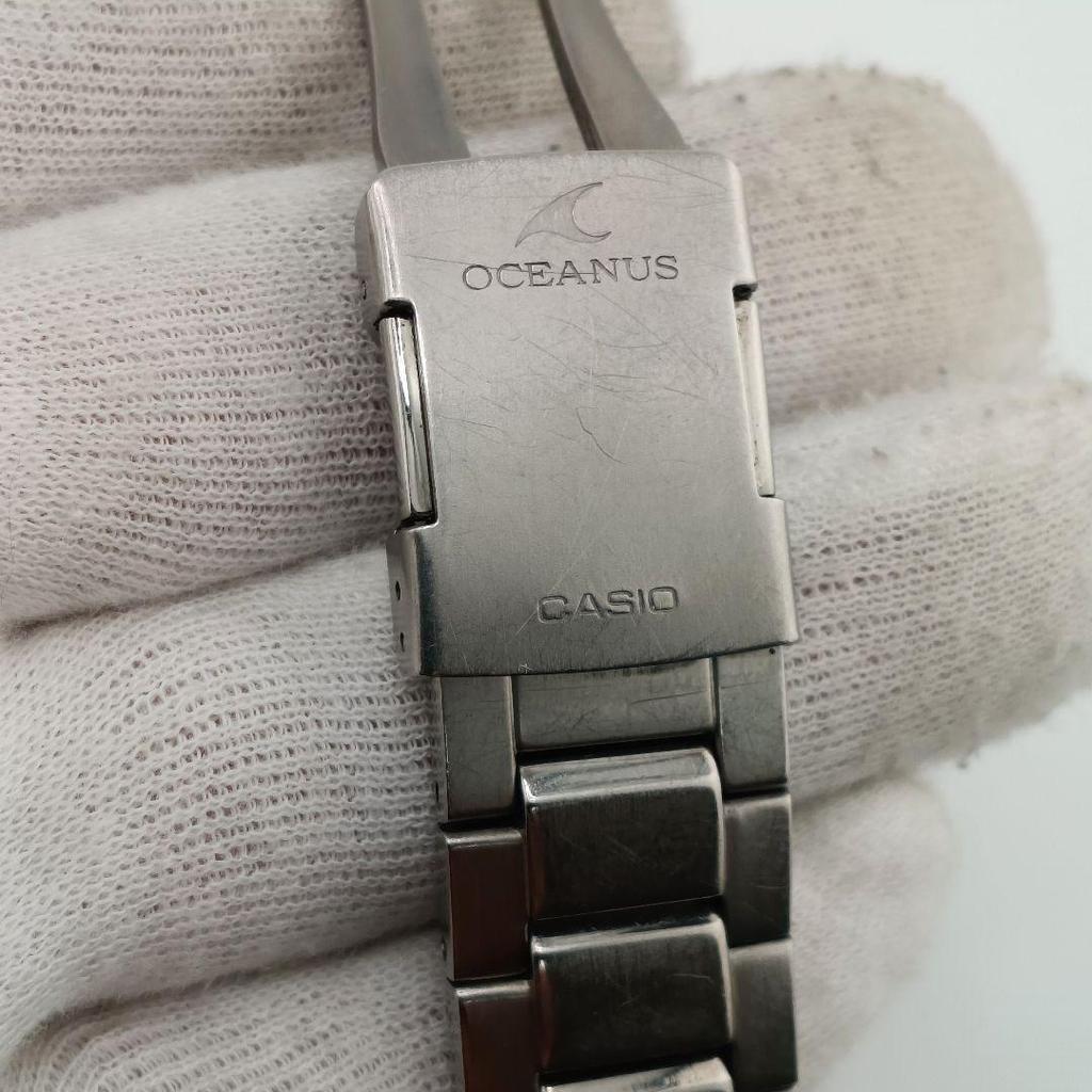 Used New battery/Working, First Generation Oceanus OCW-500TDJ, Radio-controlled Solar, Blue Dial