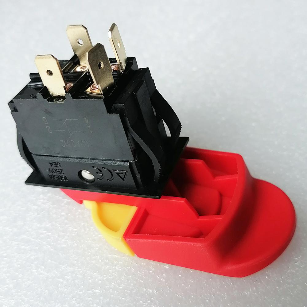 KEDU HY18 Pushbutton Switches for Lathe Bipolar Single Throw 4Pins 125/250V 2NO