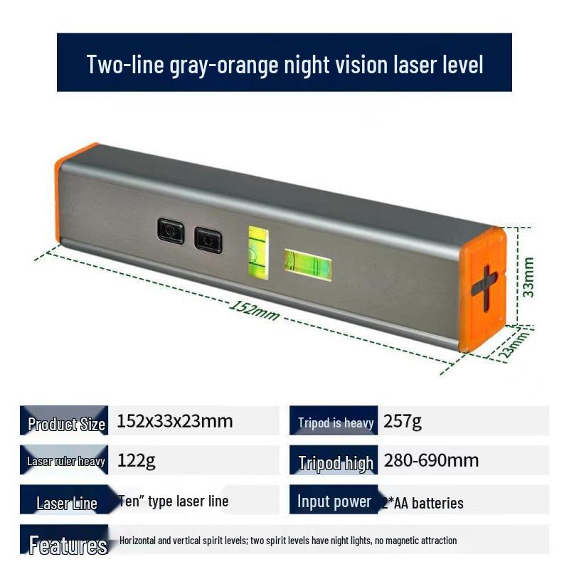 **Green Right Angle Laser Level: Infrared Cross Line Pen**