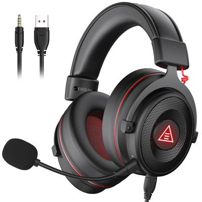 EKSA Gaming Wired with Channel Surround Detachable RGB 50mm Noise High Sound Plug Compatible with and Headset, Microphone, 7.1 Sound, 3.5mm/USB