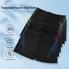 Men's Quick-Dry, Anti-Embarrassment Color-Block Swim Boxer Shorts, Loose Fit, Large Size