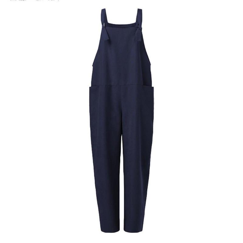 Damen-Overall in Übergröße, lässig, lockere Latzhose, Strampler, Baggy-Spielanzug