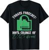 Network Admin T-Shirt - 100% Chance of DNS Issues Weather Forecast Design
