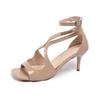 Fashion 2025 New Summer New Fashionable Sandals Stiletto High Heel Open Toed Sandals Square Head Party Sexy Large Women's Shoes