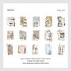 Retro Qin Yuan Plant Sticker Pack: 30 Sheets, 6 Designs for Journaling & Collage