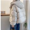 Cotton-padded Jacket Women's Short Loose Large Size Cotton-padded Jacket Fashion Hooded All-match Thin Padded Jacket Trend