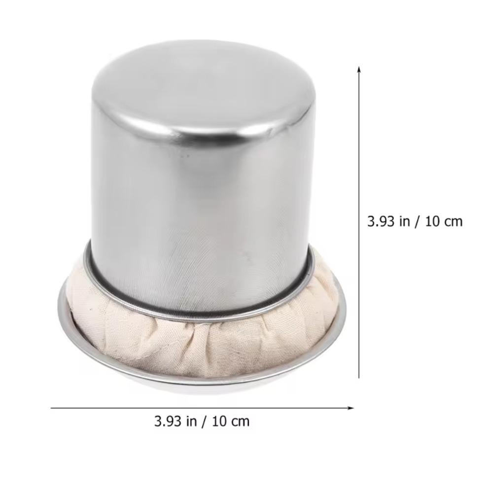 Free Brush Crepe Oil Spreader Stainless Steel BBQ Spread Sponge Oil Wiper Cloth  Grilling
