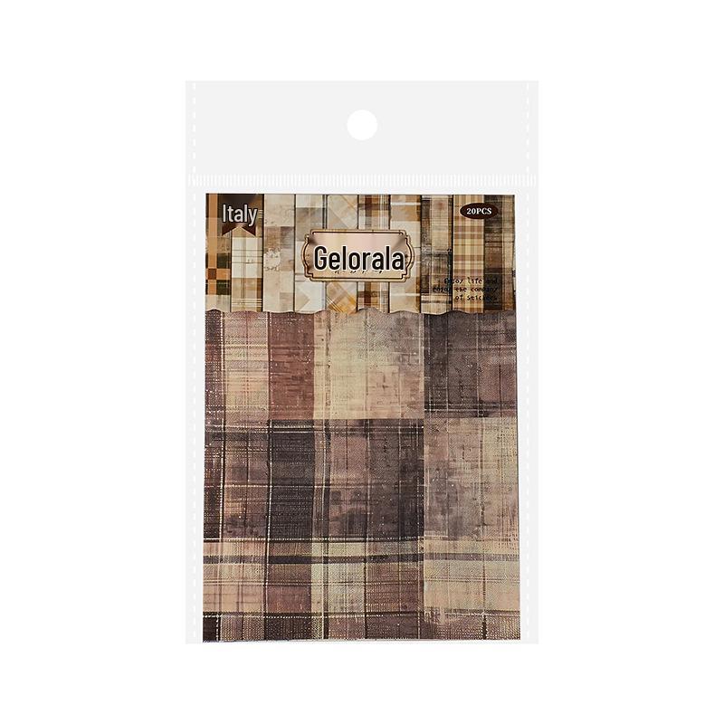Yi Niao A5 Retro Tearable Journal Base Paper, Aged Style for Student Decorations
