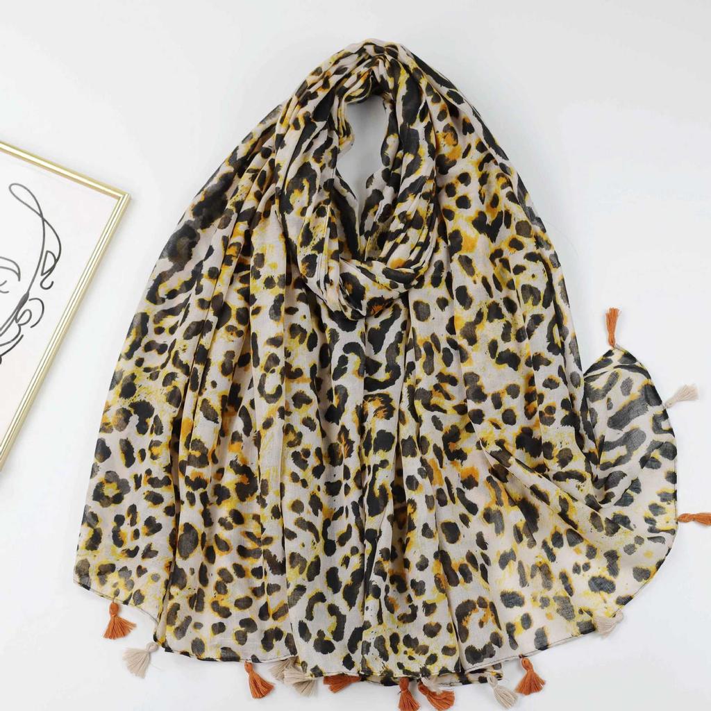 2024 Spring And Autumn Winter New Cotton And Hemp Long Thin Scarf Travel Versatile Sunscreen Warm Shawl For Women
