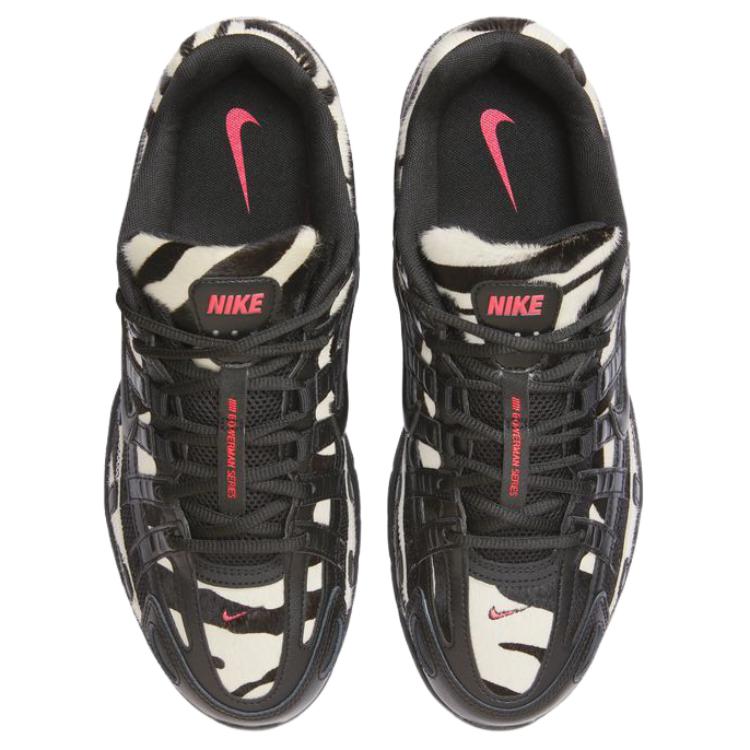 Nike P-6000 Versatile Comfortable Breathable Lightweight Low-Top Running Shoes Men Sneaker Black White Red II1203-001