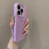 2 IN 1 Card Slot Holder Phone Case for iPhone 17 Air 16 15 14 13 12 Pro Max 11 Candy Color Clear Photo Clip Wallet Bag Cover