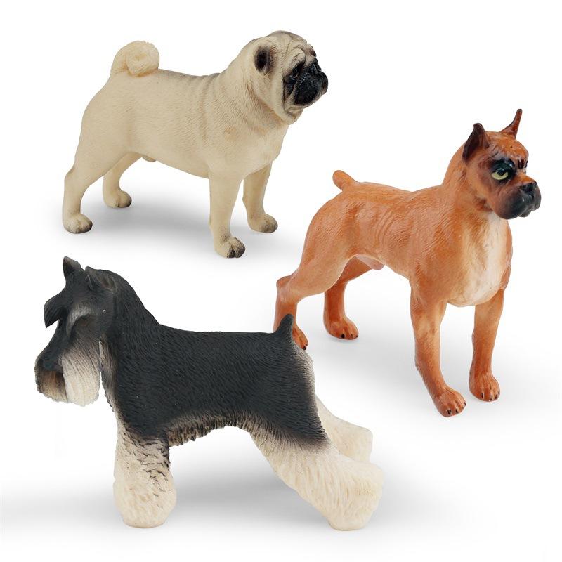 Simulated Pet Dog Dog Model Labrador Shiba Inu Tibetan Mastiff Samoyed Children'S Cognitive Static Ornament