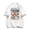 Hip Hop Streetwear Harajuku T-skjorte Japansk Kanji Fish Print T-skjorte 2023 Mannen Katoen Casual Korte Mouw T-skjorte Japan Stijl