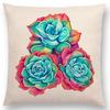 Watercolor Plants&Animals Printing Cushion Cover Designer for Sofa Hotal Pillow Case Home Decor / Throw Pillows