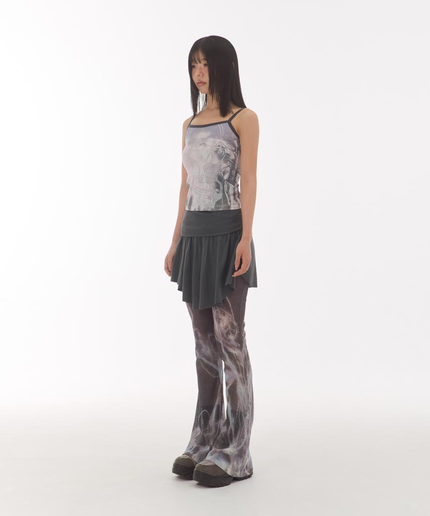 Myullib Unbalance Skirts/Navy