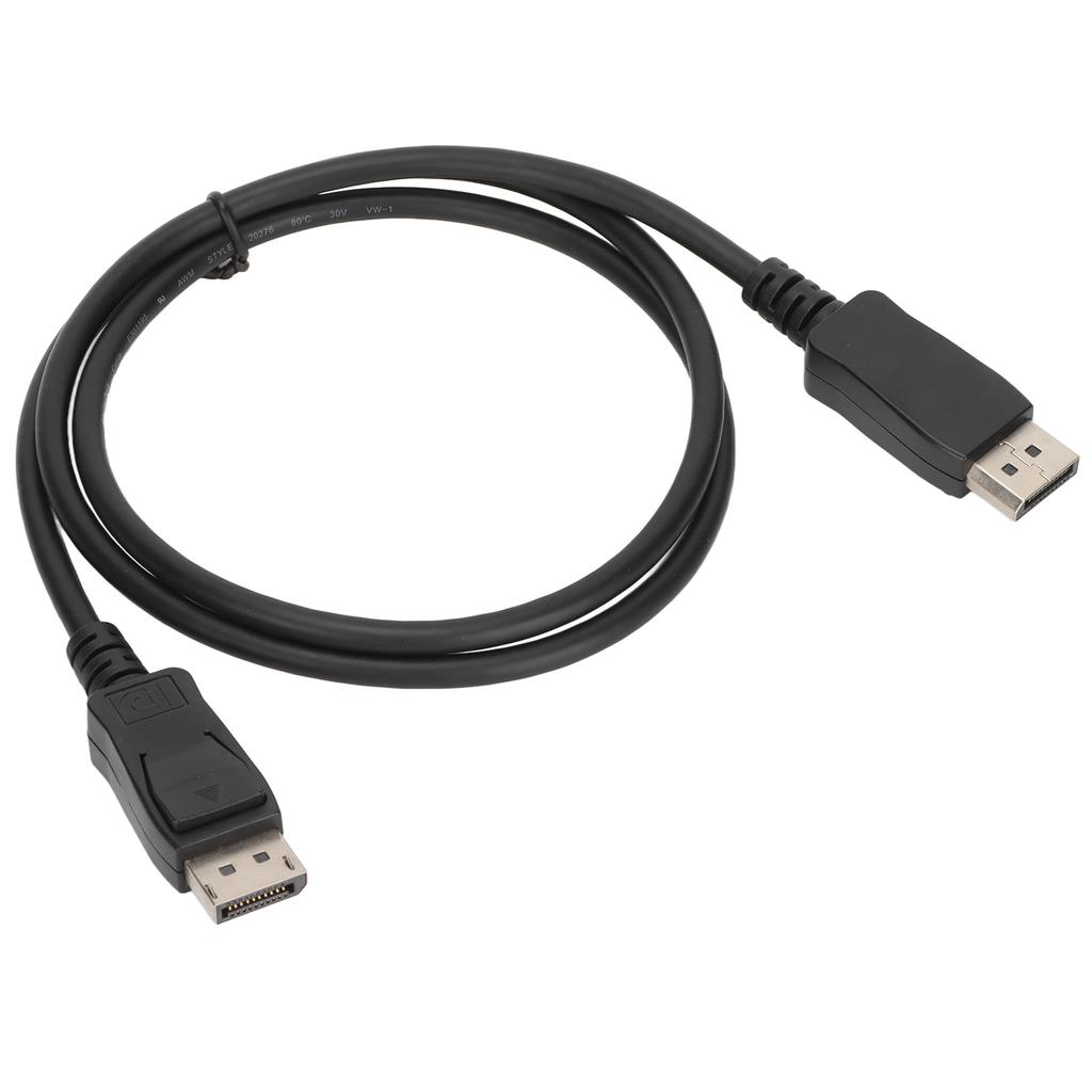 DP Male to DP Male Cable High Speed 32AWG 4K 60Hz HD DisplayPort Cable with Dust Cover1.5m  4.9ft