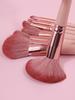 12Pcs Pink Makeup Brush Set with Multifunctional Storage Tube - Soft Bristle Powder Blush Eyeshadow Brushes for Beginners