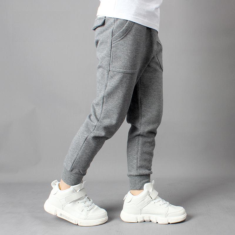 2024 Korean Boys' Cotton Casual Anti-Mosquito Sports Pants for Spring and Autumn