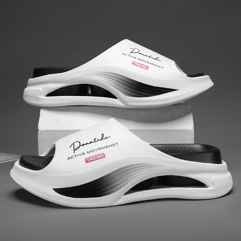 Summer Men Slippers Non-Slip Mens Sandals Thick Soft Platform House Shoes Indoor Shower Bathroom Slippers Outdoor Casual Shoes