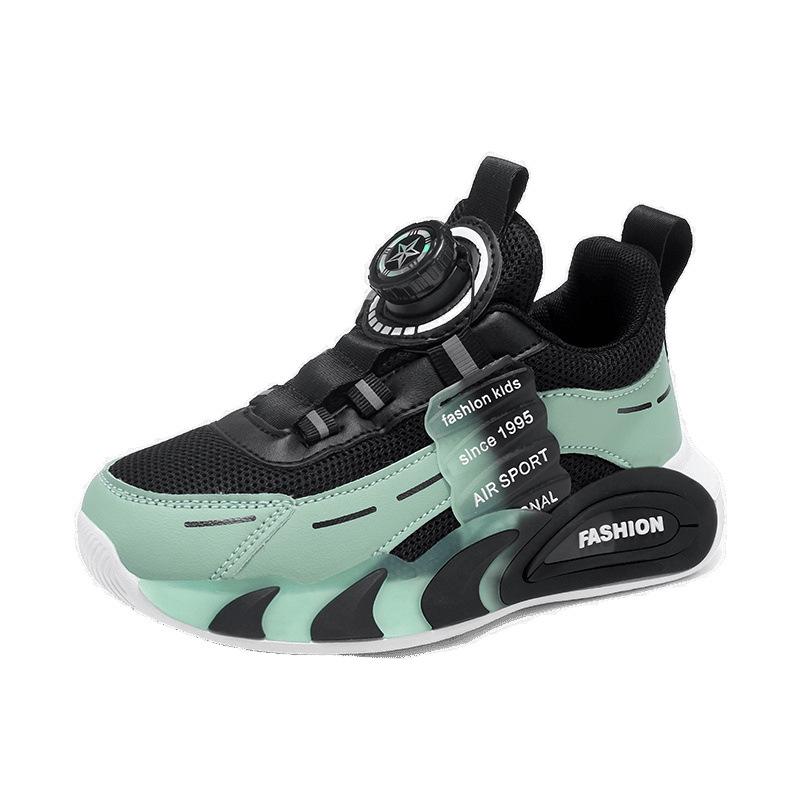 Children's sports shoes boys and girls 2025 spring and autumn new mesh breathable medium and older children and girls non-slip fashion sports shoes