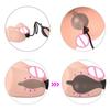 Big Butt Plug Anal Extender Vagina Dilator Sex Toys for Adults 18 Soft Silicone Inflatable Anal Plug Black Dildo for Women