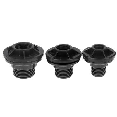Raccord union de traversée en PVC 1/2 pouce avec filetages mâle et femelle, Connecteur de réservoir étanche pour aquarium, Réservoir de stockage d'eau