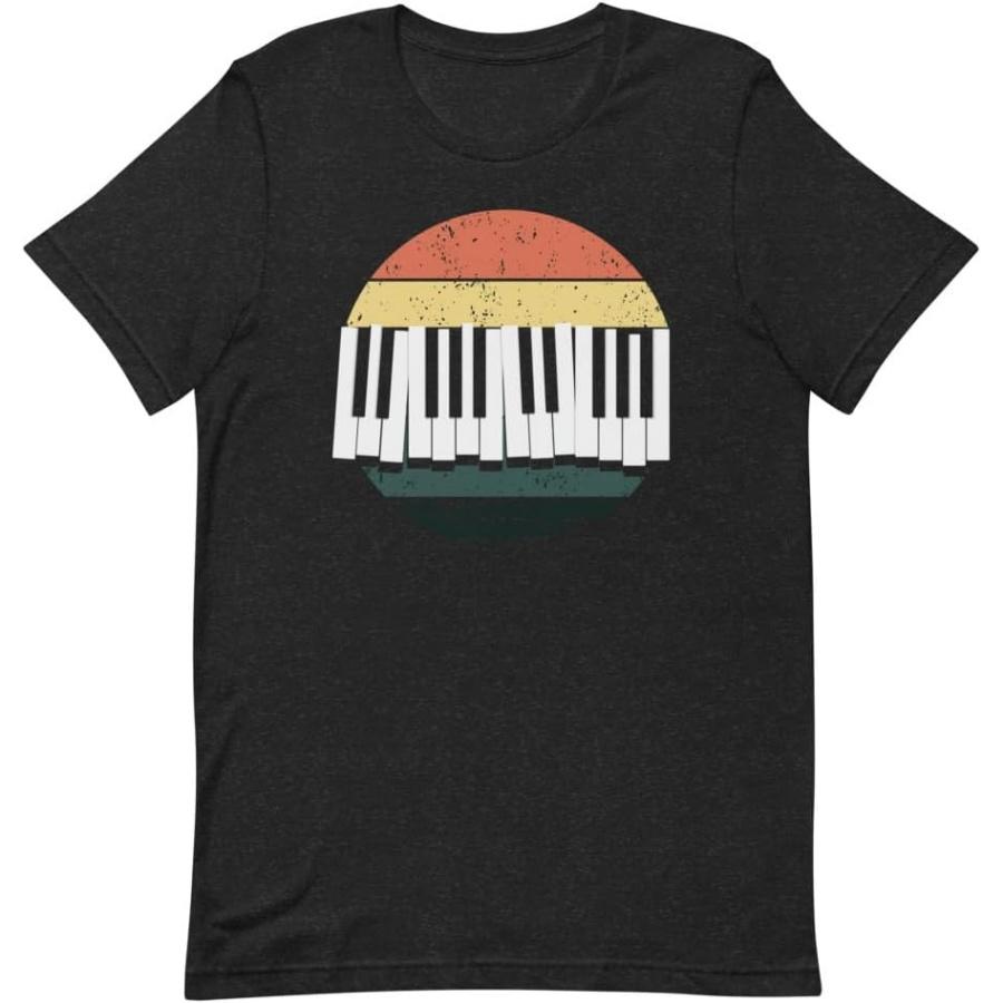 

Vintage Devoted Pianists Keyboard Distressed Illustration Retro Musical Artists XXXXXL різнокольоровий