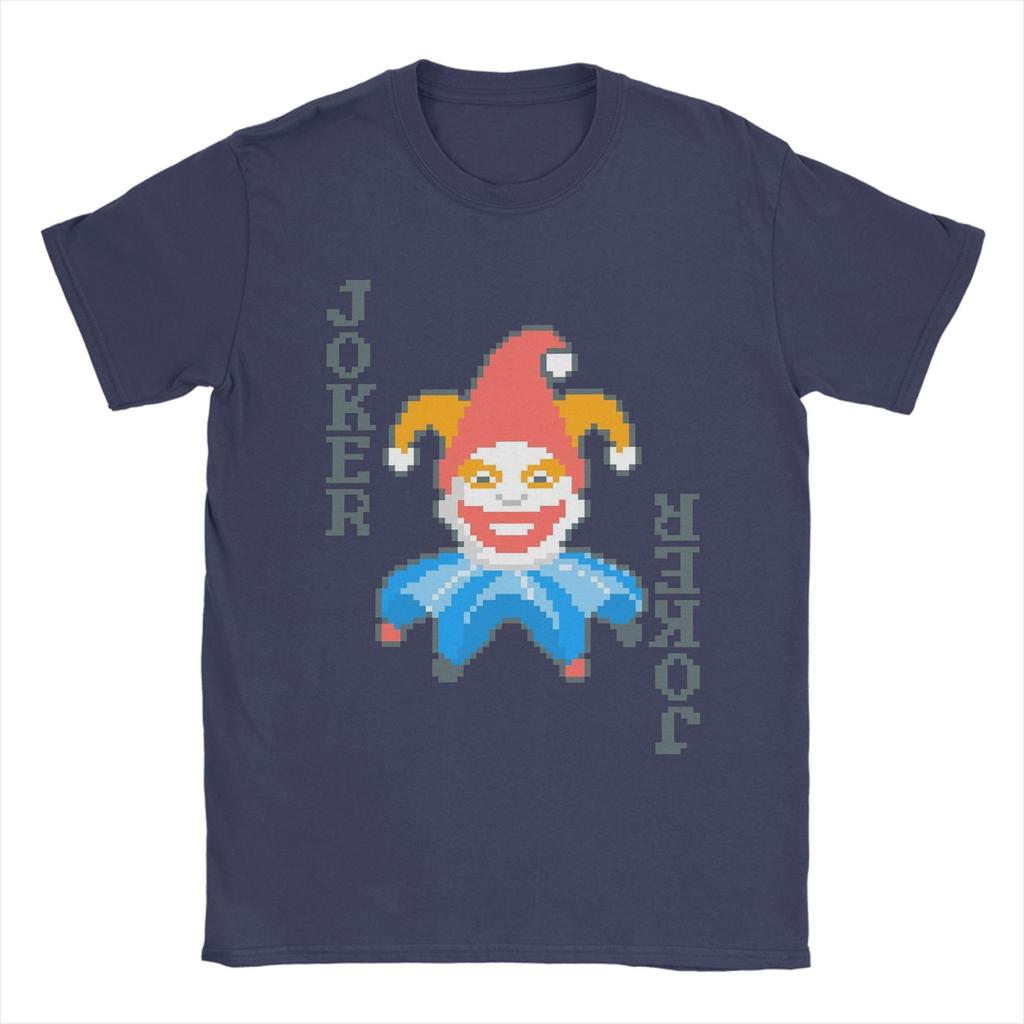 Balatro Game Card Joker Jimbo T-Shirts Men Clown Leisure Cotton Tees Round Neck Short Sleeve T Shirts Plus Size Clothing
