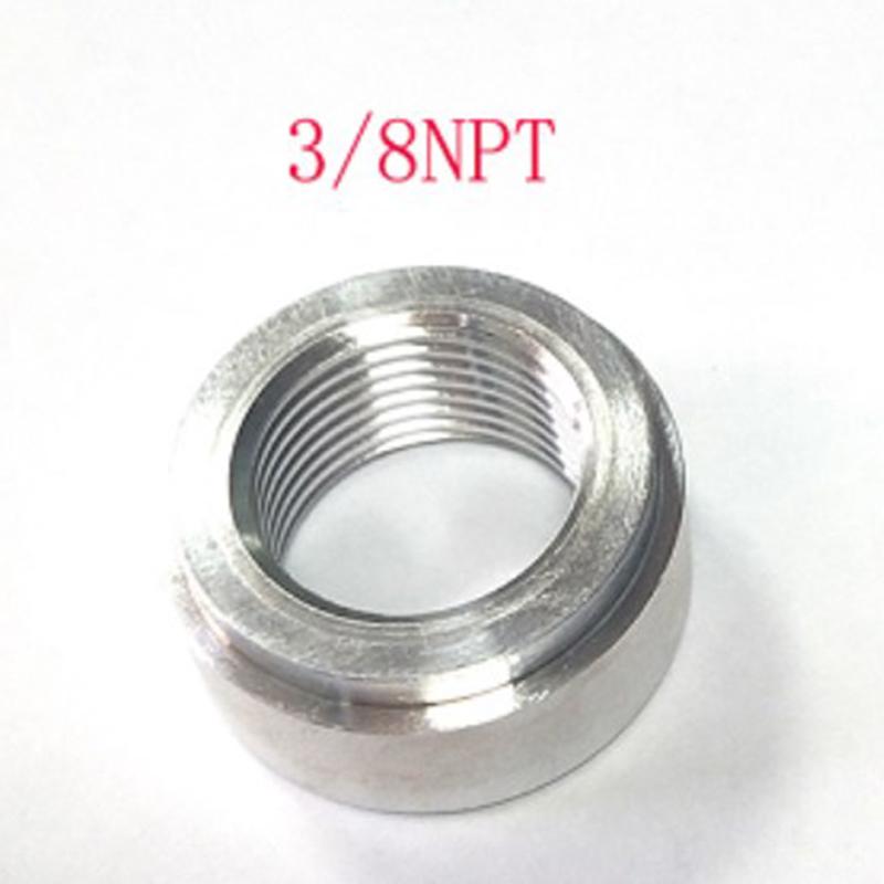 2PC Female Thread Weld On Bung Hose Adapter Aluminum Fitting 1/2 3/4 1/4 1/8 3/8 NPT M18X1 5 M16X1 5 M14X1 5 Size