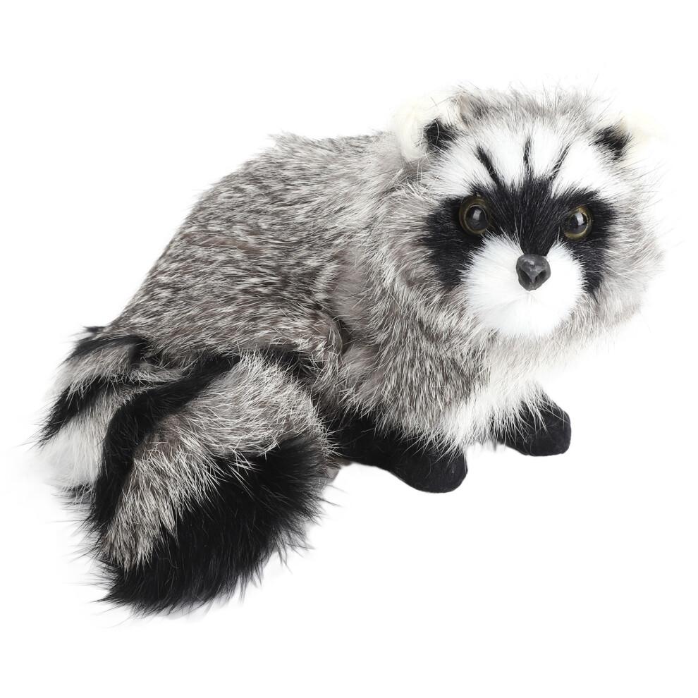 Raccoon Plush Toy Realistic Cute Soft Handmade Stuffed Animal Toy Plush Figure Home Decoration