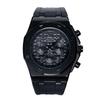 Adult Video Erotic Black Men's Watch, Japanese-made Movement,