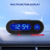 Smart Car Dashboard Thermometer Clock - Auto-Dimming Digital Display with Motion Sensor & Temperature Monitor