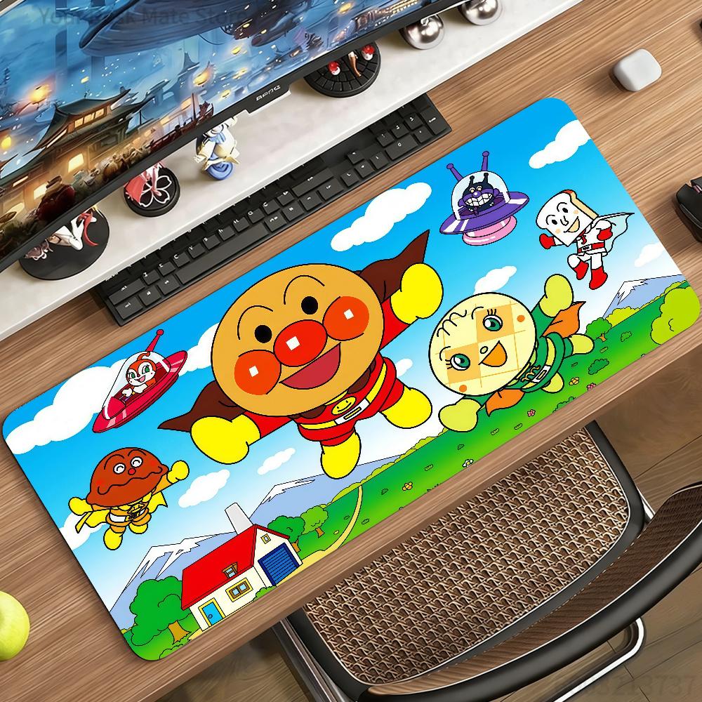 A-AnpanmanES Mouse Pad Non-slip Desk Mat PC Laptop Accessories Rubber Office Keyboard Large Gamers Decoracion