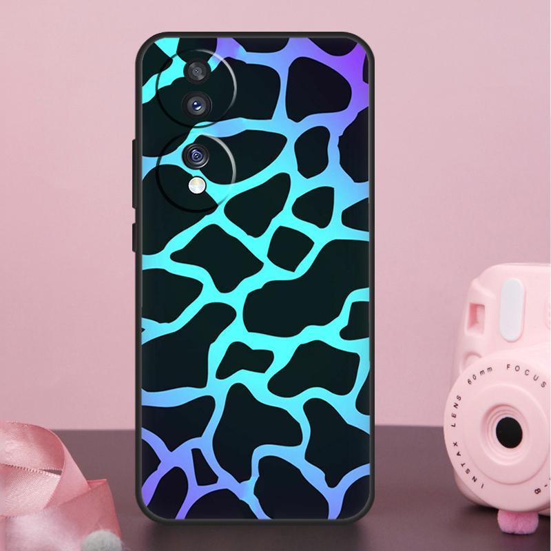 

Чехол MAD с рисунком Cyan Giraffe Leopard Zebra для Honor Magic 6 Pro 5 Lite 50 70 90 Lite X7 X8 X9 X6a X7a X8a X9a X8b X9b Задняя крышка Honor Magic5 Lite
