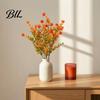 Artificial Flower with Eucalyptus Leaf Fall Leaf, Lifelike Faux Plants, Long Lasting Fake Plants UV Resistant for Autumn Thanksgiving Harvest Festival