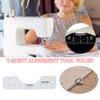 T Shirt Ruler Guide Measurement Tool T Shirt Centering Tool Alignment Guide for Fabric Cutting Sewing Crafts